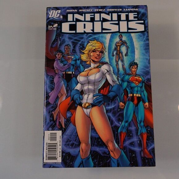 2 Issues DC INFINITE CRISIS 2005 No 1 No 2 Jim Lee Covers 2006 - Picture 3 of 10
